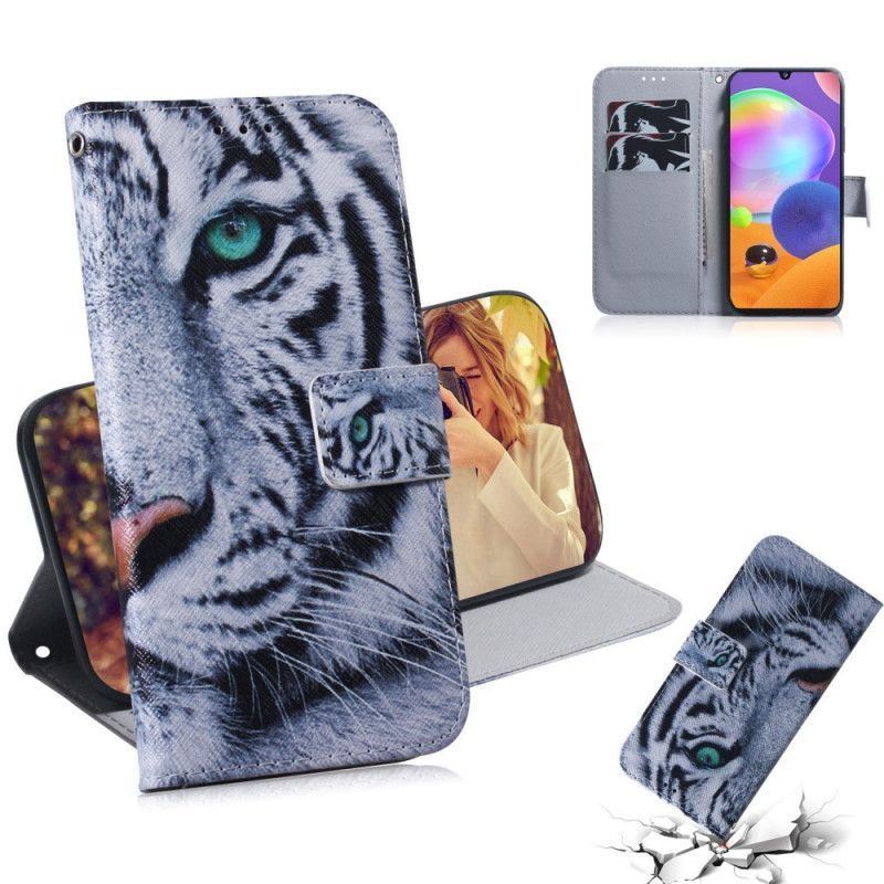 Folio Deksel for Samsung Galaxy A31 Tigeransikt