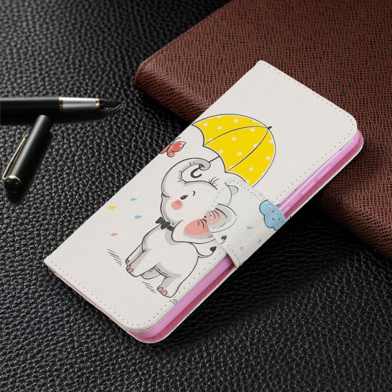 Folio Deksel Samsung Galaxy A31 Baby Elefant