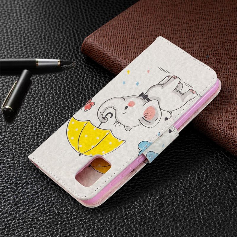 Folio Deksel Samsung Galaxy A31 Baby Elefant