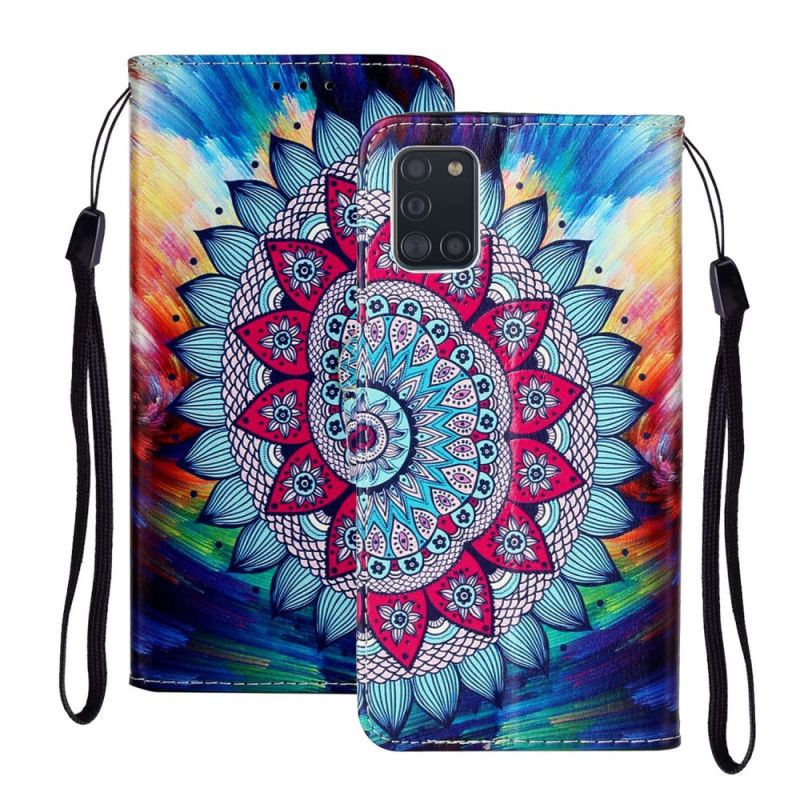 Folio Deksel Samsung Galaxy A31 Konge Mandala