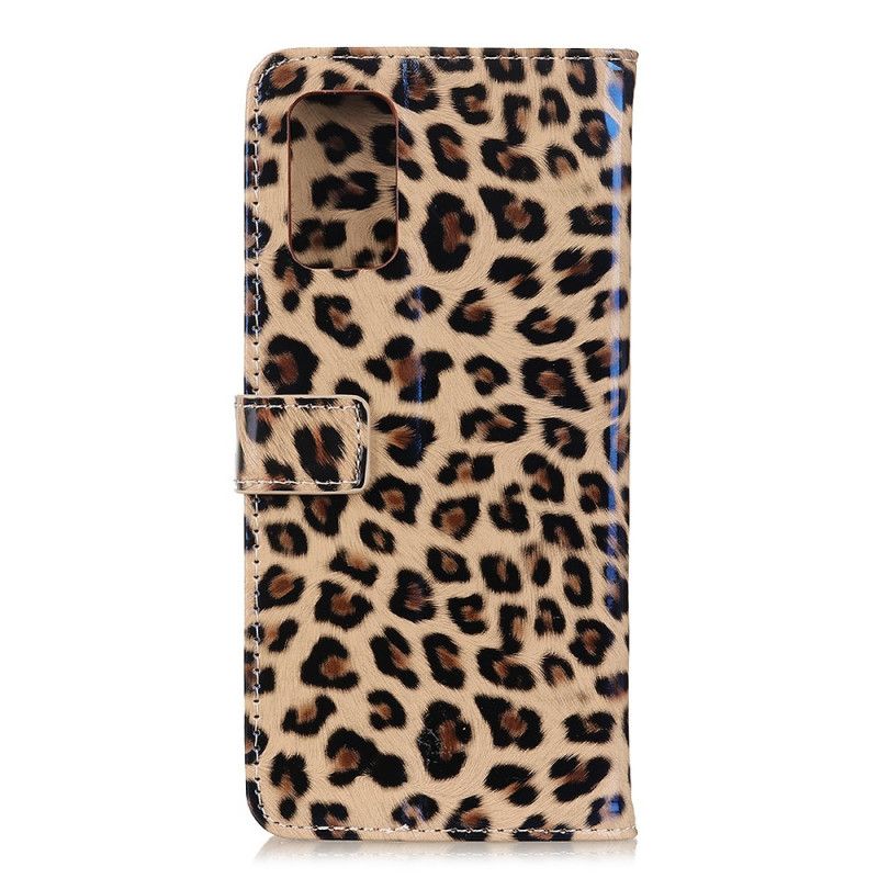 Folio Deksel Samsung Galaxy A31 Leopard Anti-fall