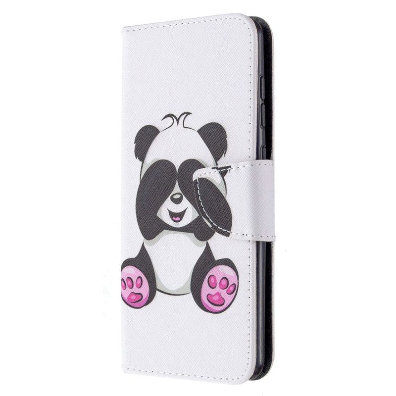 Folio Deksel Samsung Galaxy A31 Morsom Panda