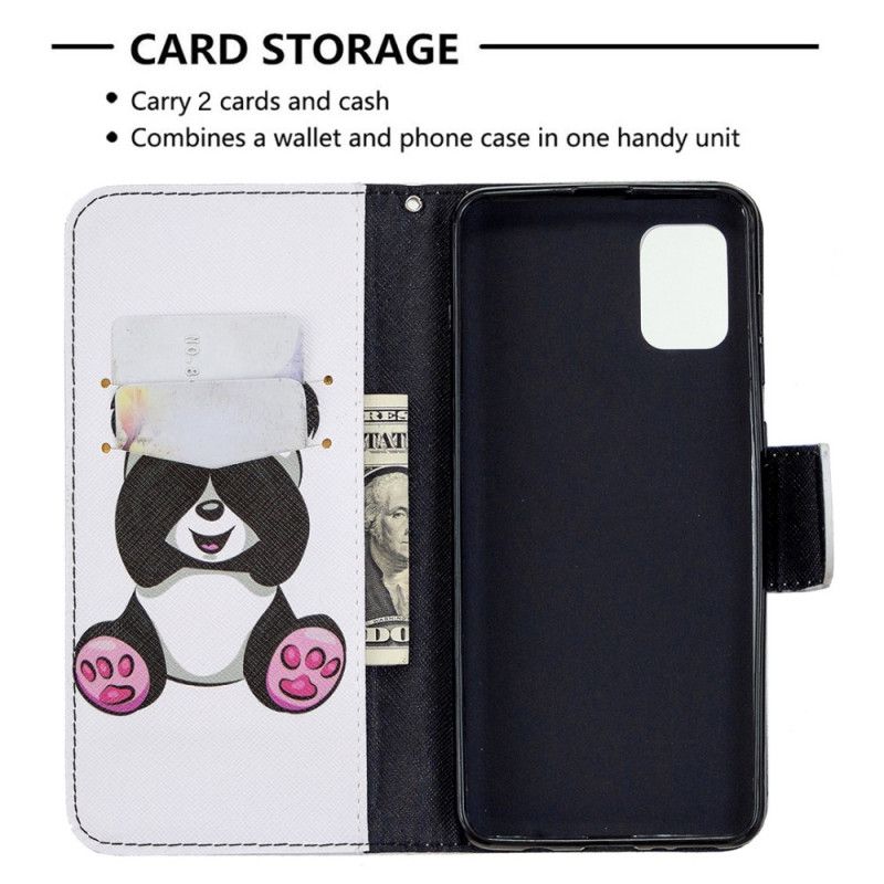 Folio Deksel Samsung Galaxy A31 Morsom Panda