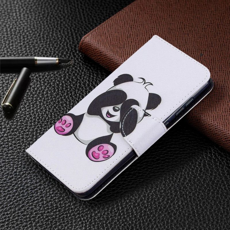 Folio Deksel Samsung Galaxy A31 Morsom Panda