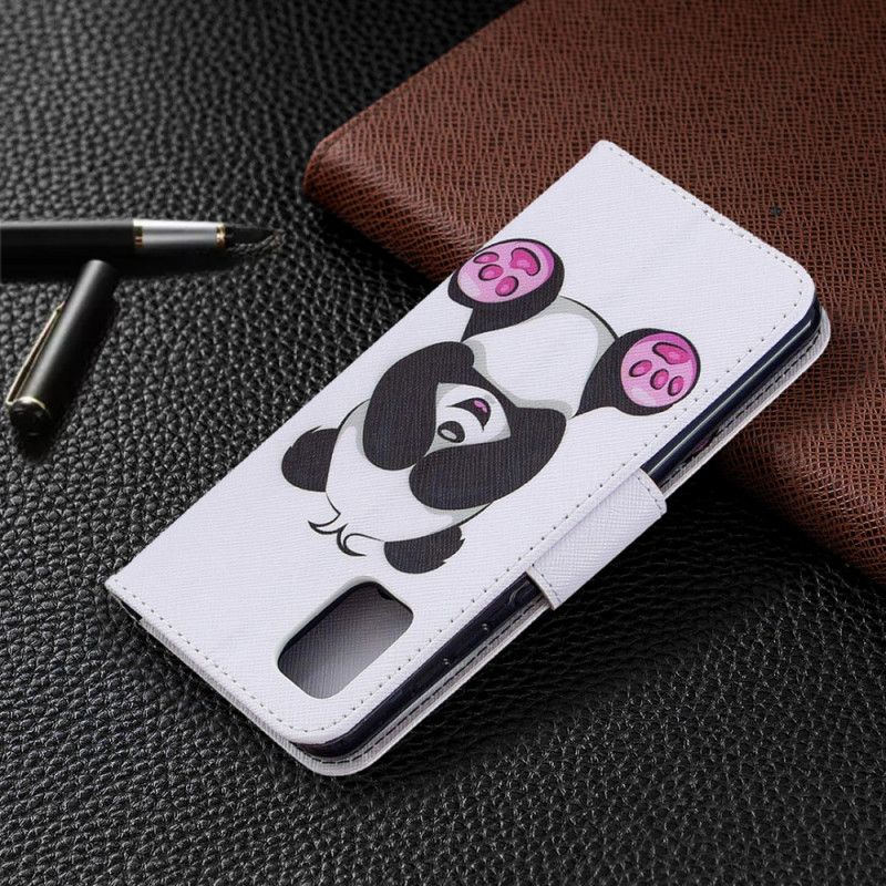 Folio Deksel Samsung Galaxy A31 Morsom Panda