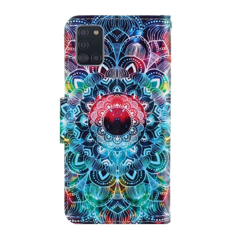 Folio Deksel Samsung Galaxy A31 Prangende Mandala Med Tanga Beskyttelse