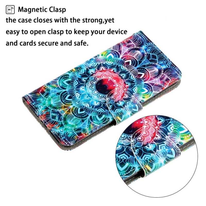 Folio Deksel Samsung Galaxy A31 Prangende Mandala Med Tanga Beskyttelse