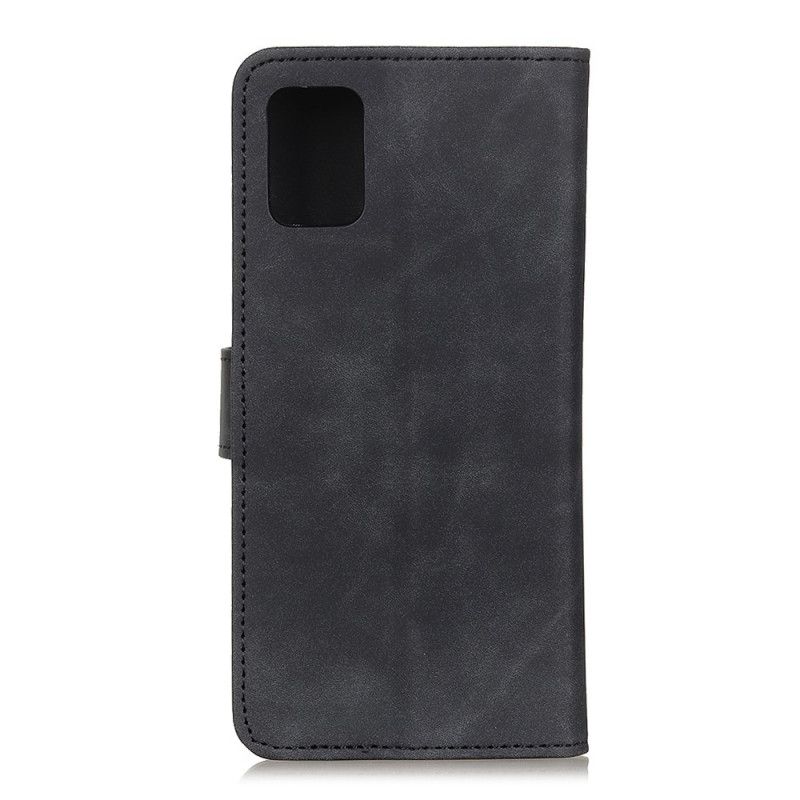 Folio Deksel Samsung Galaxy A31 Svart Vintage Khazneh-Skinneffekt