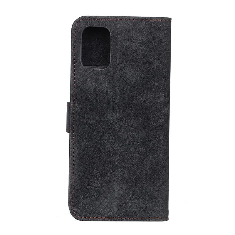 Folio Deksel Samsung Galaxy A31 Svart Vintage Skinnstil