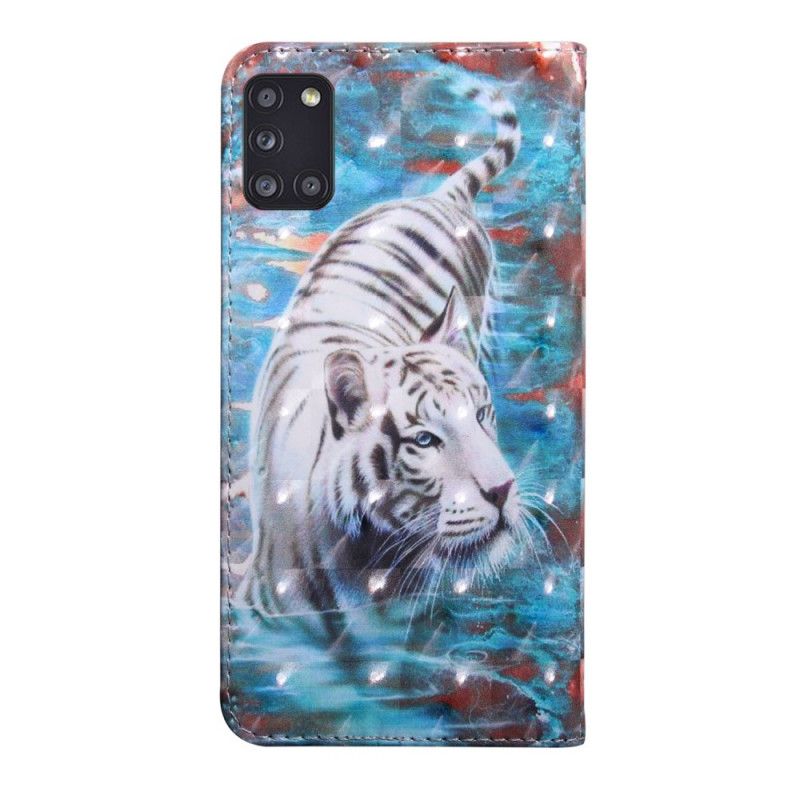 Folio Deksel Samsung Galaxy A31 Tiger I Vannet