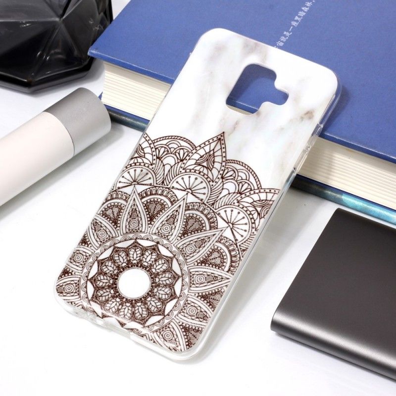 Deksel for Samsung Galaxy A6 Marmorert Mandala