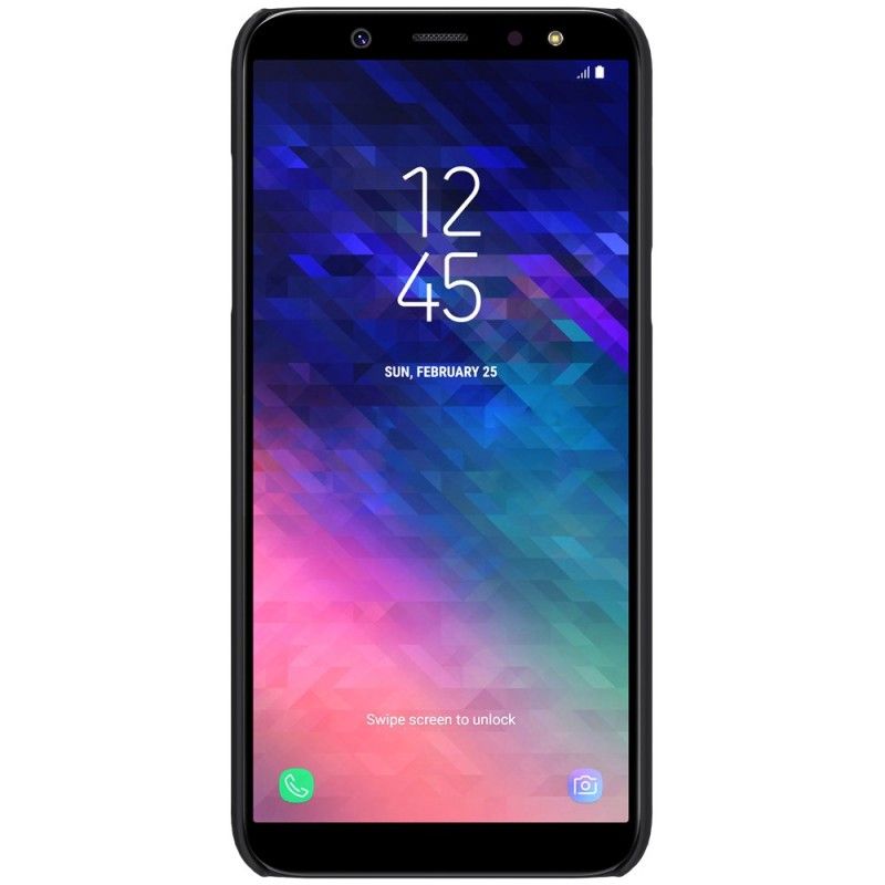 Deksel Samsung Galaxy A6 Hvit Stiv Frostet Nillkin Anti-fall