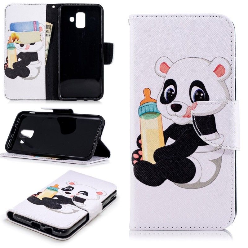 Folio Deksel for Samsung Galaxy A6 Babypanda