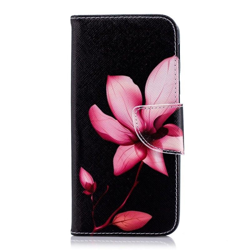 Folio Deksel Samsung Galaxy A6 Rosa Blomst