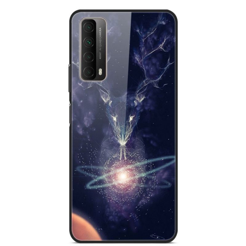 Deksel for Huawei P Smart 2021 Stjernehjort Herdet Glass