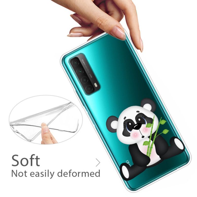 Deksel Huawei P Smart 2021 Gjennomsiktig Trist Panda