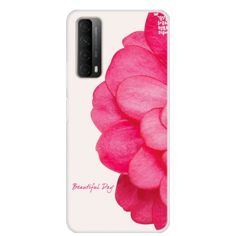 Deksel Huawei P Smart 2021 Magenta Mobildeksel Mandala-Trend