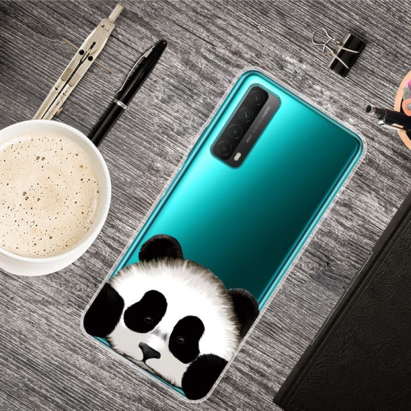 Deksel Huawei P Smart 2021 Mobildeksel Gjennomsiktig Panda