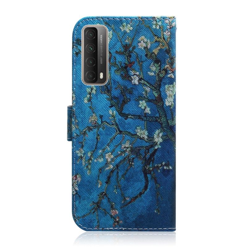 Folio Deksel Huawei P Smart 2021 Blomstrende Grener