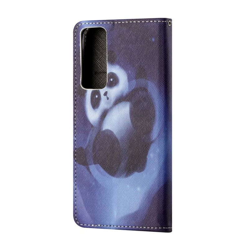 Folio Deksel Huawei P Smart 2021 Pandarom Med Tanga