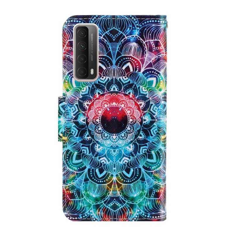 Folio Deksel Huawei P Smart 2021 Prangende Mandala Med Tanga