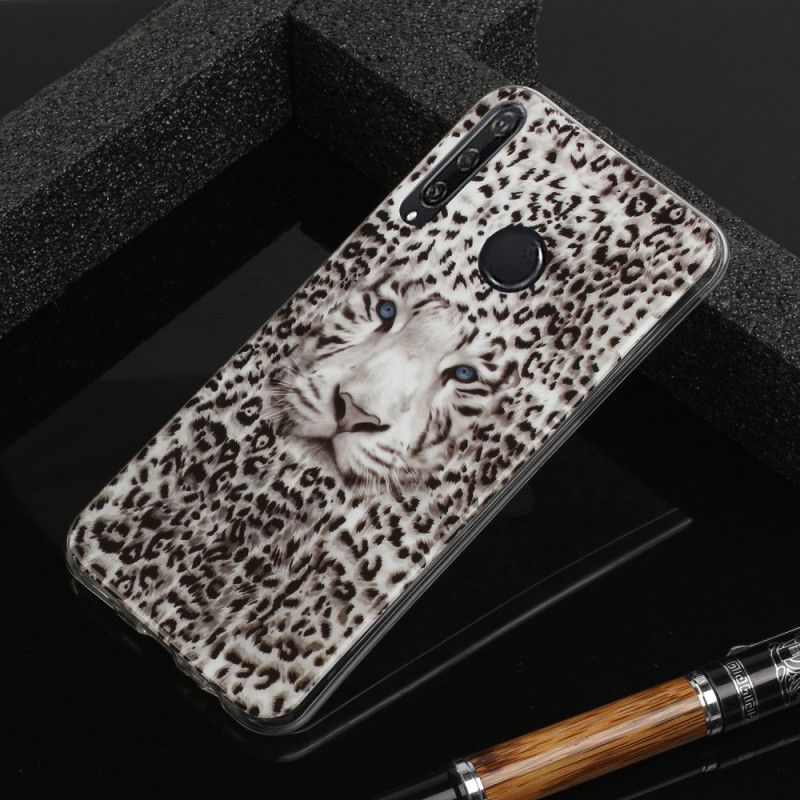 Deksel for Huawei Y6p Fluorescerende Leopard