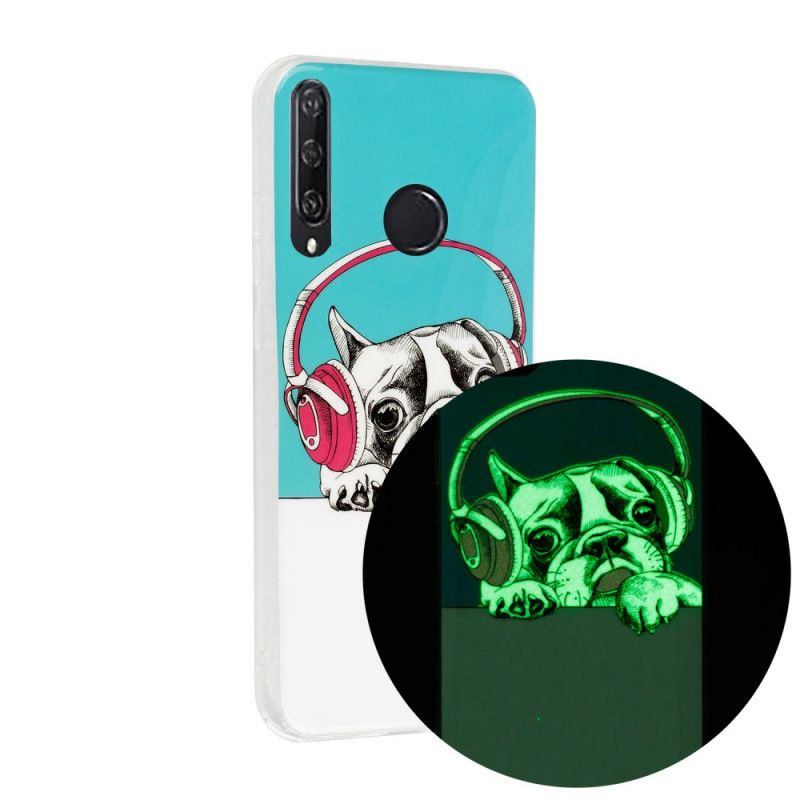 Deksel Huawei Y6p Fluorescerende Hund