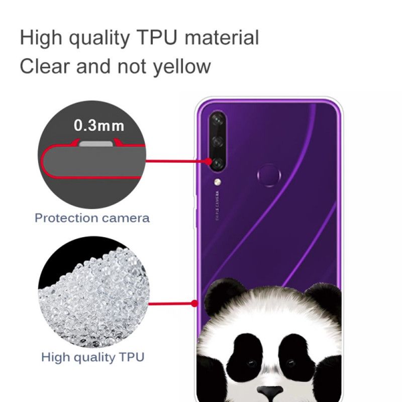 Deksel Huawei Y6p Gjennomsiktig Panda Beskyttelse