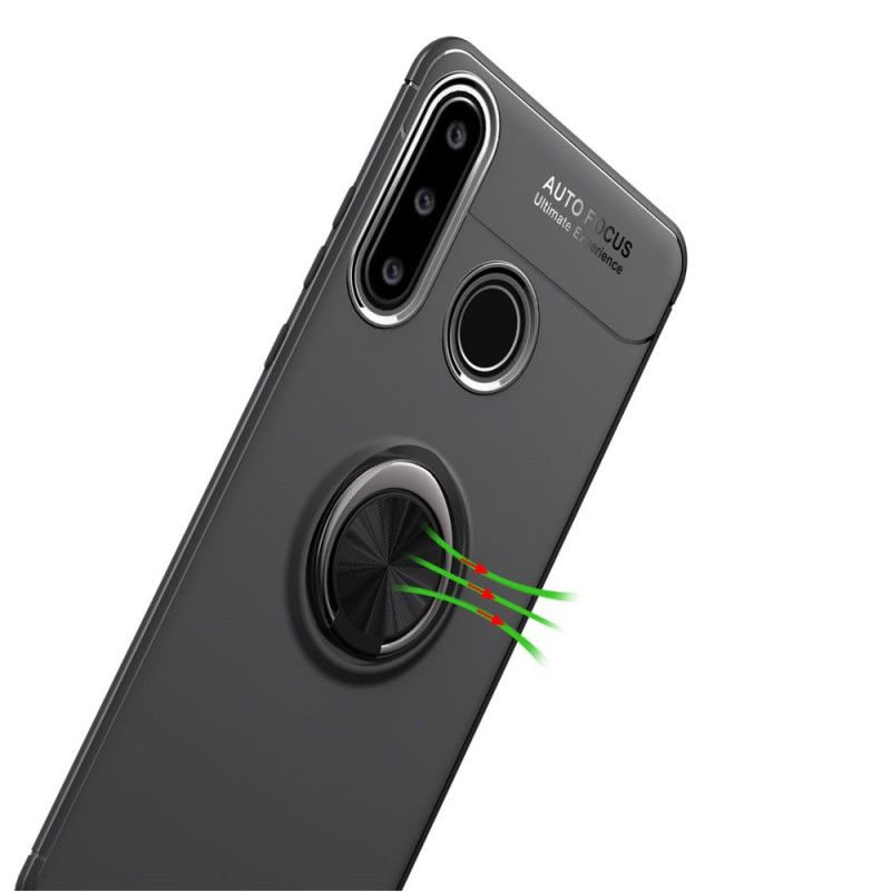 Deksel Huawei Y6p Svart Lenuo Magnetisk Ring