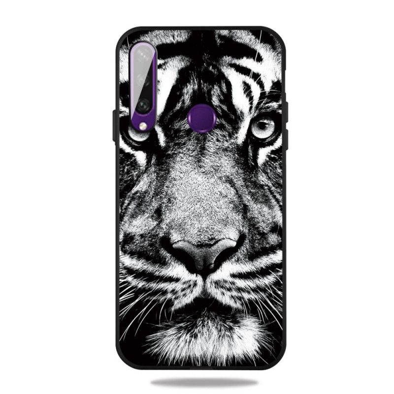 Deksel Huawei Y6p Svart Og Hvit Tiger