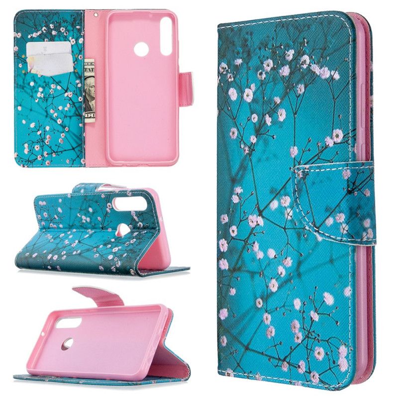 Folio Deksel for Huawei Y6p Blomstrende Tre