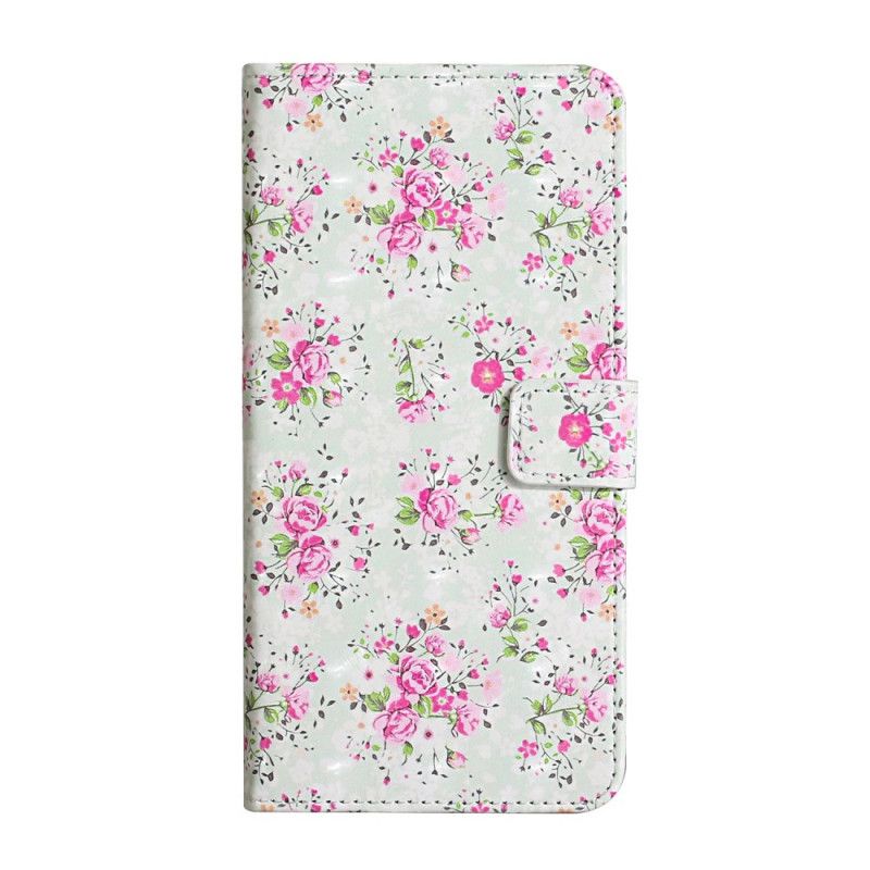 Folio Deksel Huawei Y6p Frihetsdesignblomster Beskyttelse