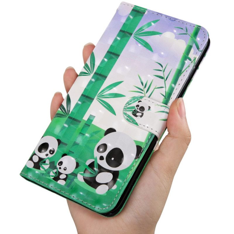 Folio Deksel Huawei Y6p Pandafamilie