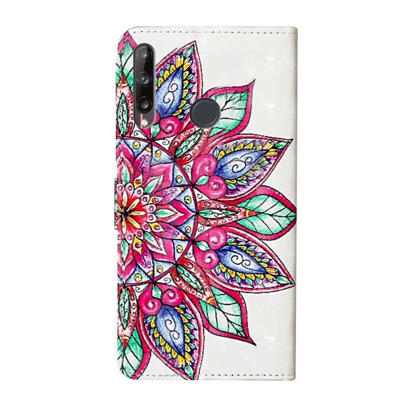 Folio Deksel Huawei Y6p Tegnet Mandala