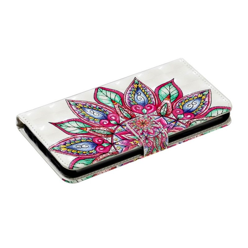 Folio Deksel Huawei Y6p Tegnet Mandala