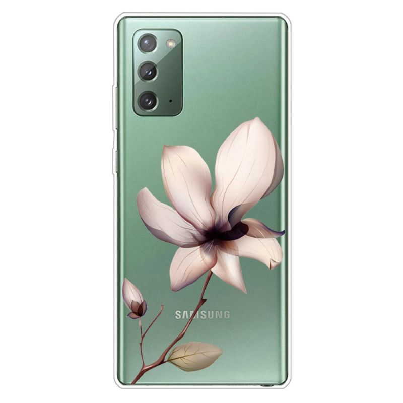 Deksel for Samsung Galaxy Note 20 Premium Blomster