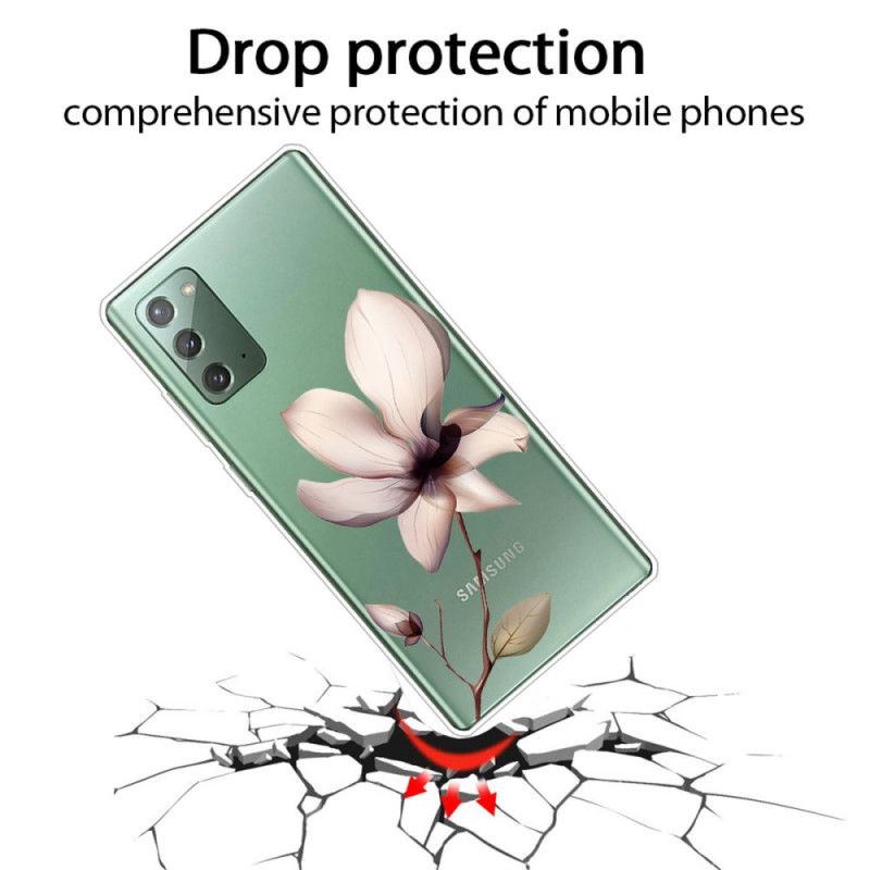 Deksel for Samsung Galaxy Note 20 Premium Blomster