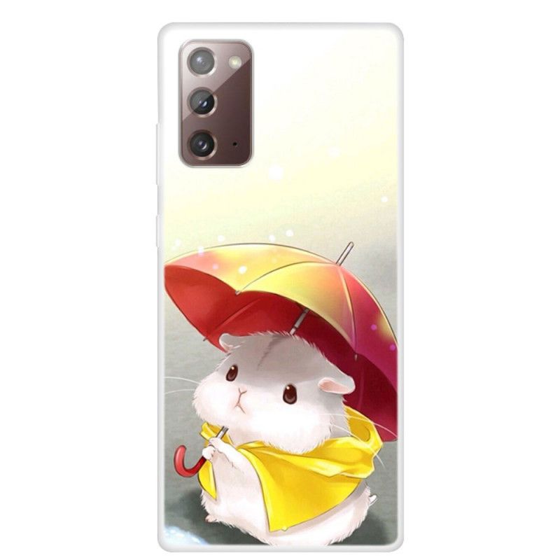 Deksel Samsung Galaxy Note 20 Hamster I Regnet Beskyttelse