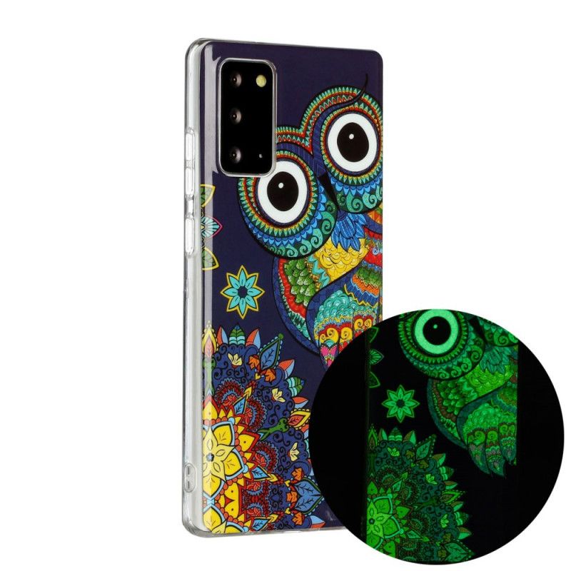 Deksel Samsung Galaxy Note 20 Mobildeksel Fluorescerende Mandalaugle