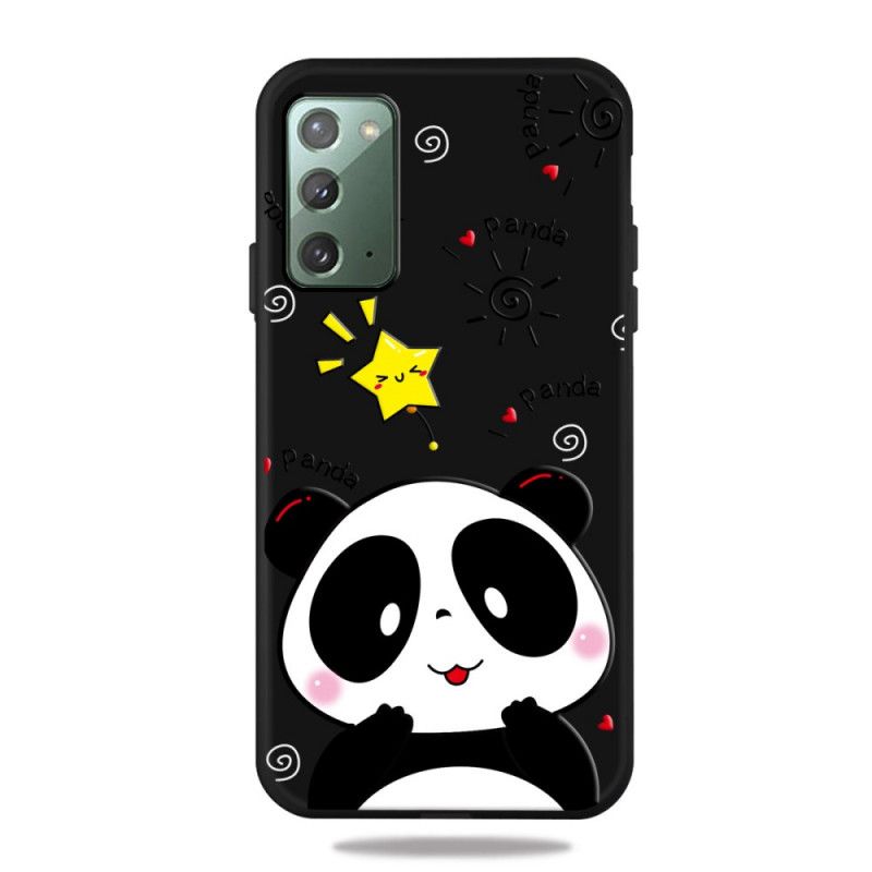 Deksel Samsung Galaxy Note 20 Panda-Stjerne