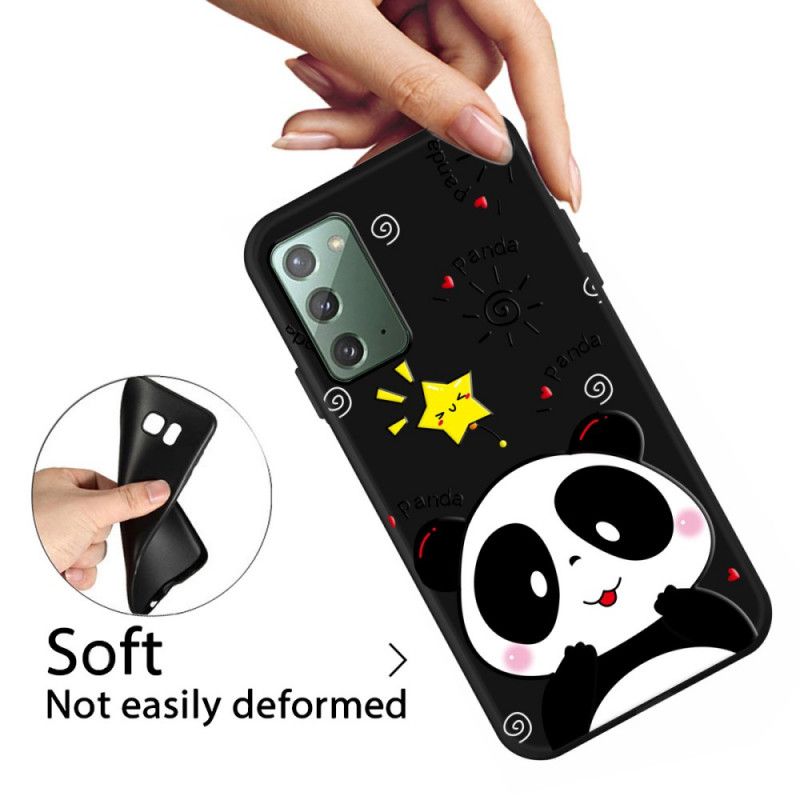 Deksel Samsung Galaxy Note 20 Panda-Stjerne