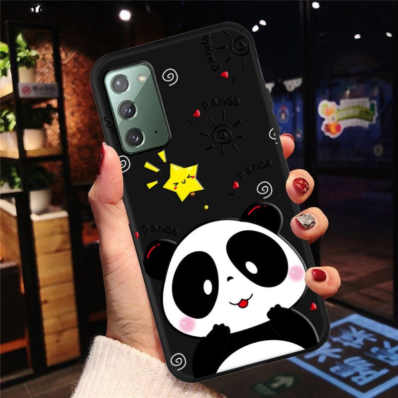 Deksel Samsung Galaxy Note 20 Panda-Stjerne