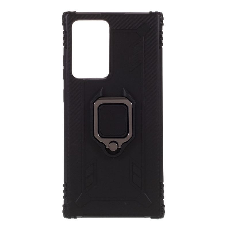 Deksel Samsung Galaxy Note 20 Svart Ring Og Karbonfiber