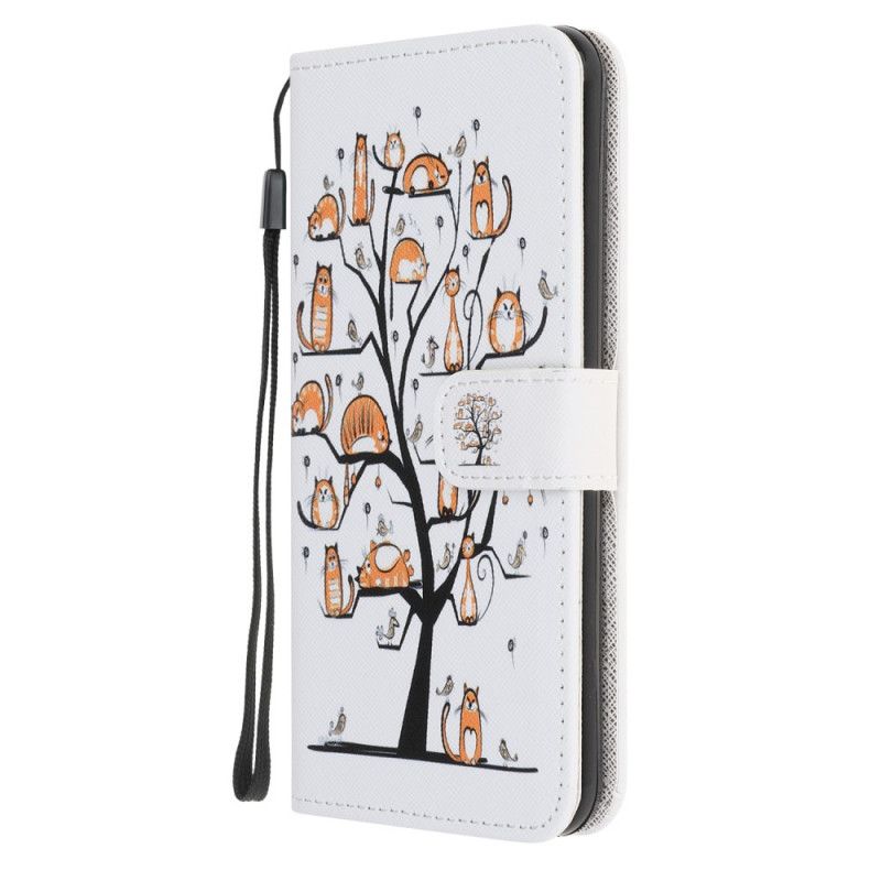 Folio Deksel for Samsung Galaxy Note 20 Funky Tanga Katter