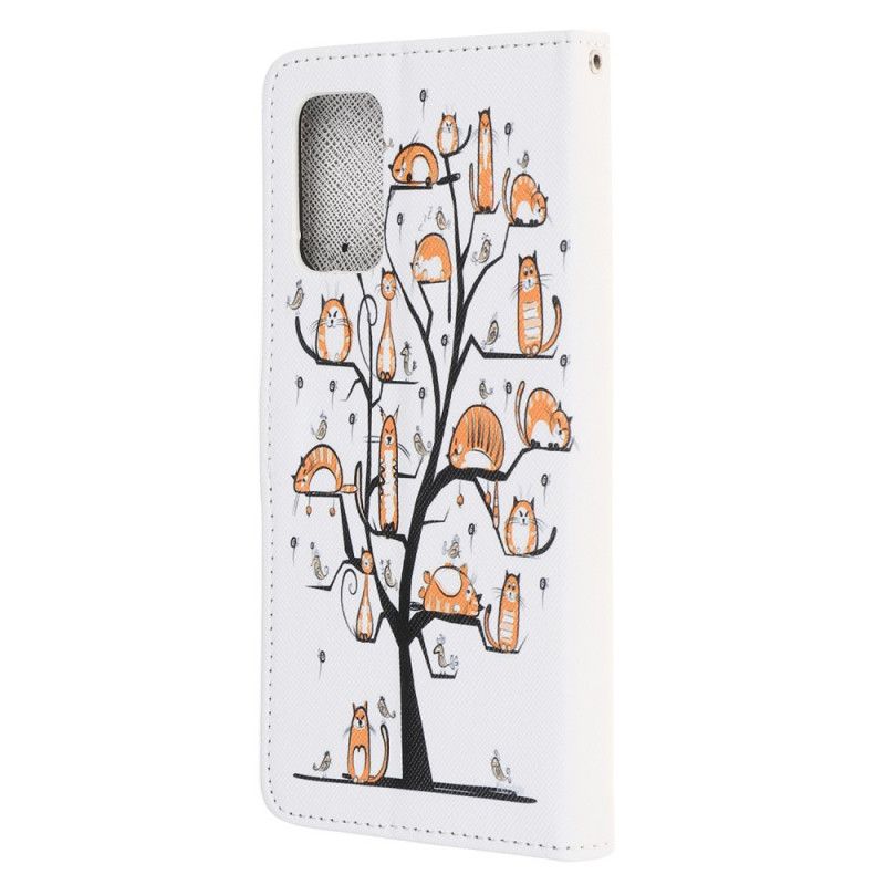 Folio Deksel for Samsung Galaxy Note 20 Funky Tanga Katter