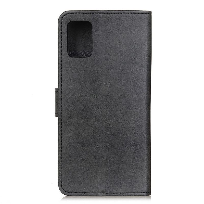 Folio Deksel for Samsung Galaxy Note 20 Svart Retro Matt Skinneffekt