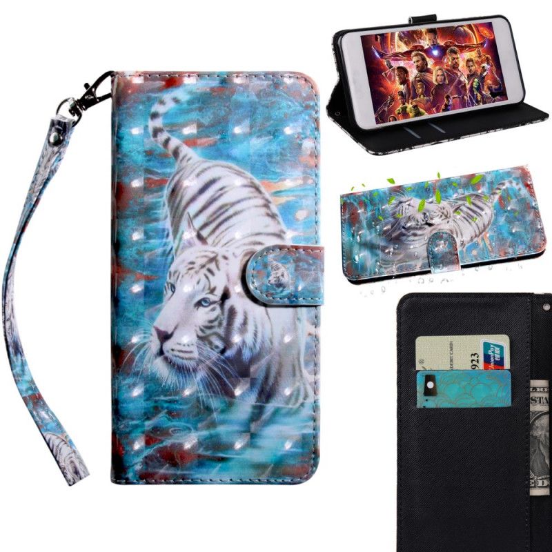 Folio Deksel for Samsung Galaxy Note 20 Tiger I Vannet