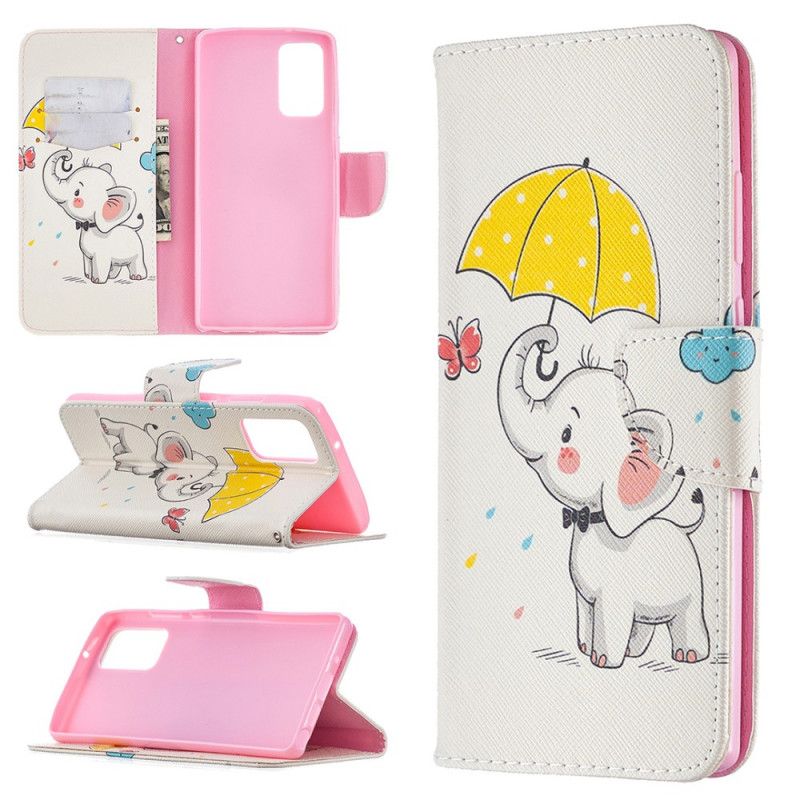 Folio Deksel Samsung Galaxy Note 20 Baby Elefant