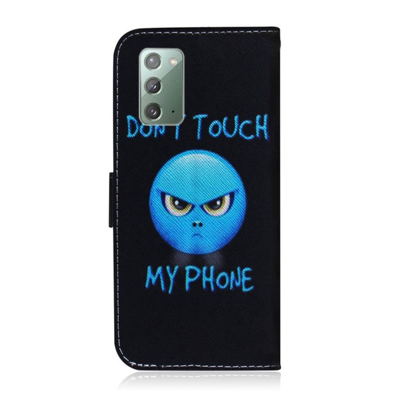 Folio Deksel Samsung Galaxy Note 20 Emoji-Telefon