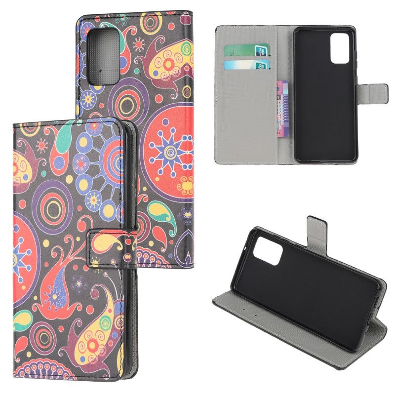 Folio Deksel Samsung Galaxy Note 20 Galakse Design